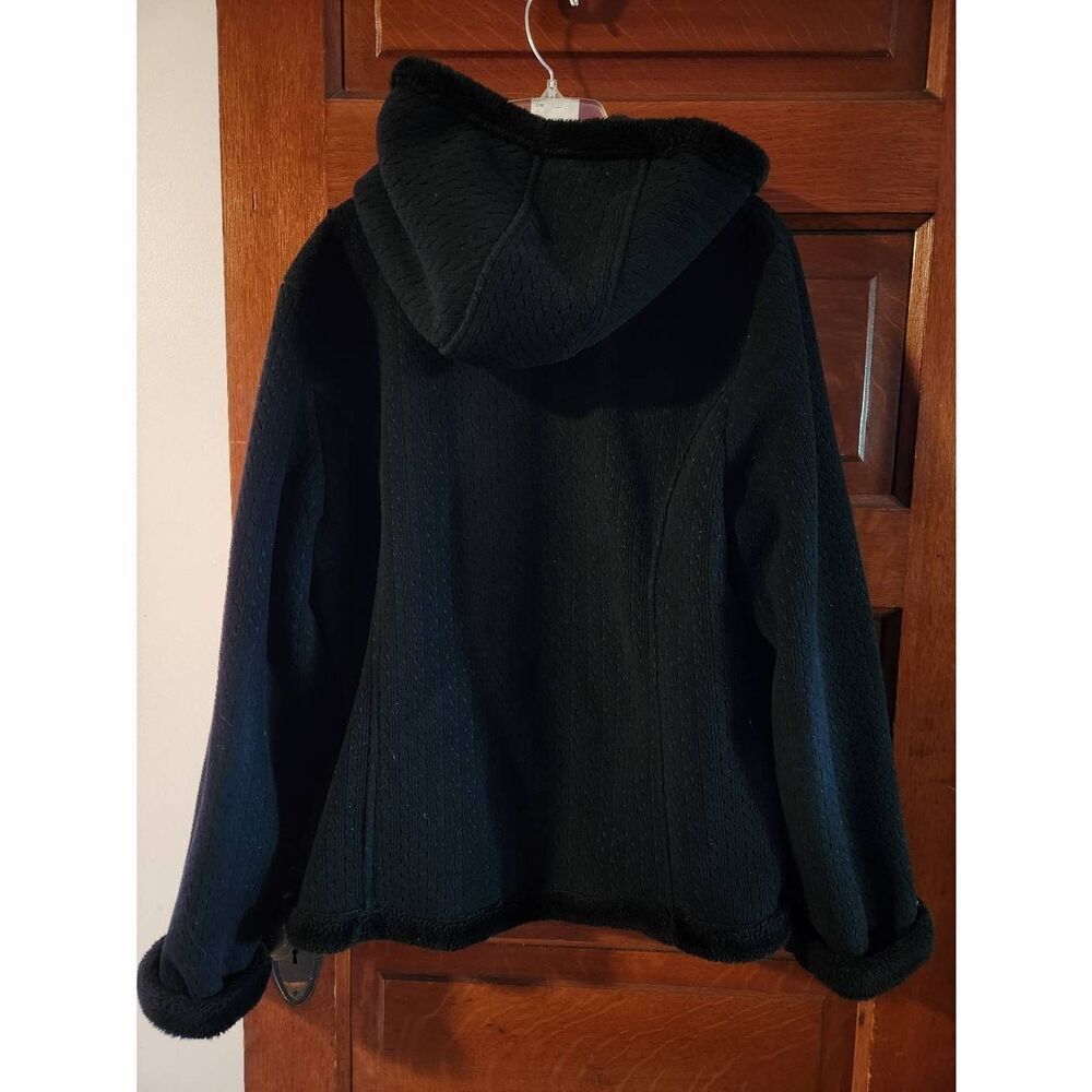 Weather Tamer XL BLACK Full zip, Hooded Jacket, fully lined. - Picture 7 of 8